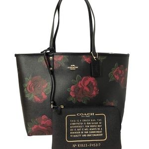 Coach - Floral Print reversible tote